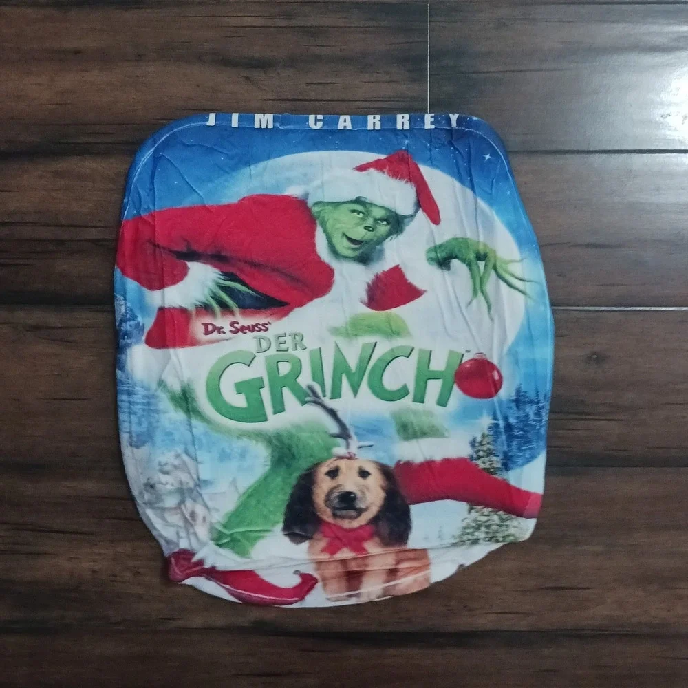 Dr Seuss The Grinch Bathroom Set Shower Curtain Rugs Hooks Holiday Decor